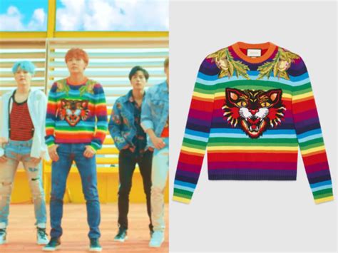 gucci sweater bts|BTS Gucci music video.